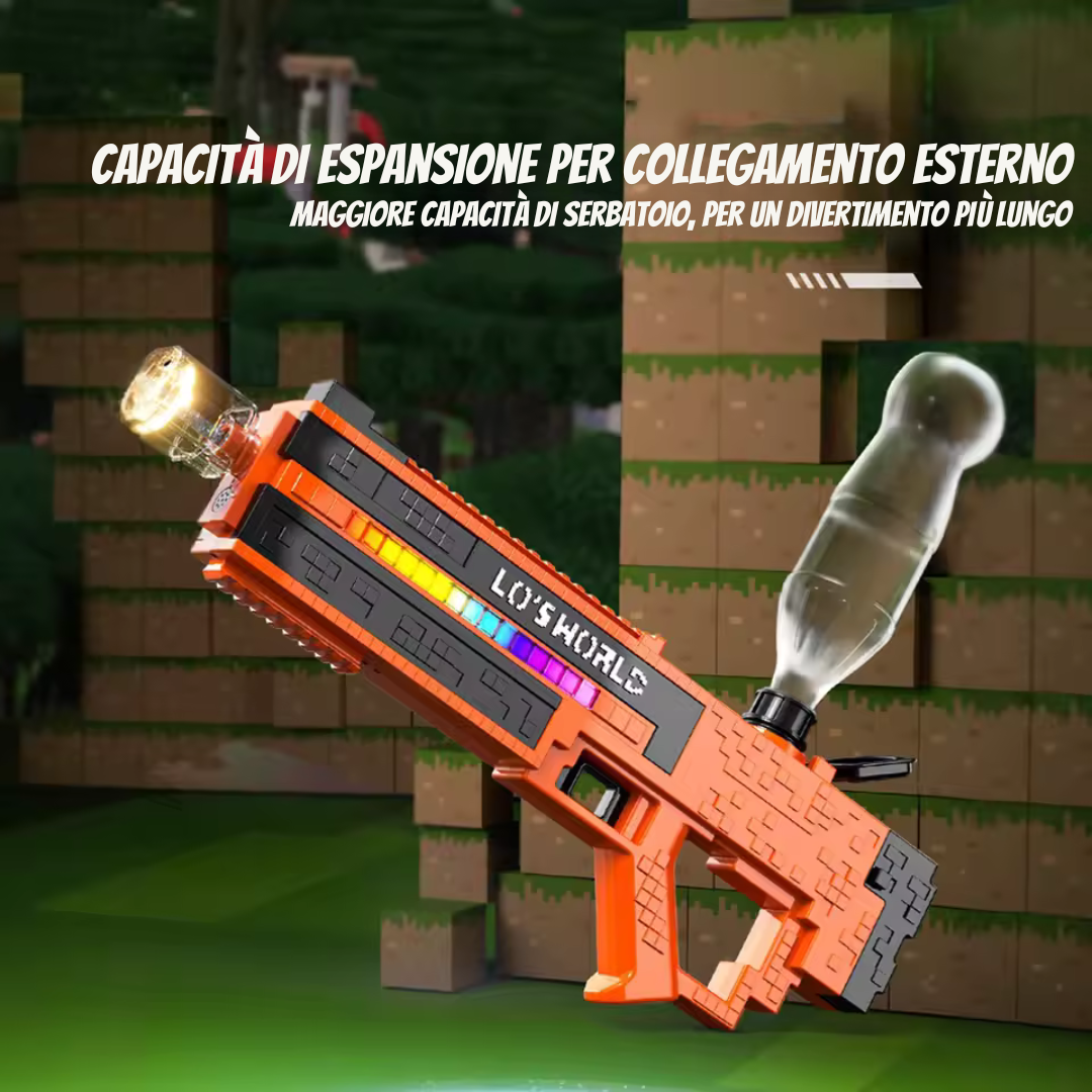 Pistola ad Acqua Elettrica di Minecraft