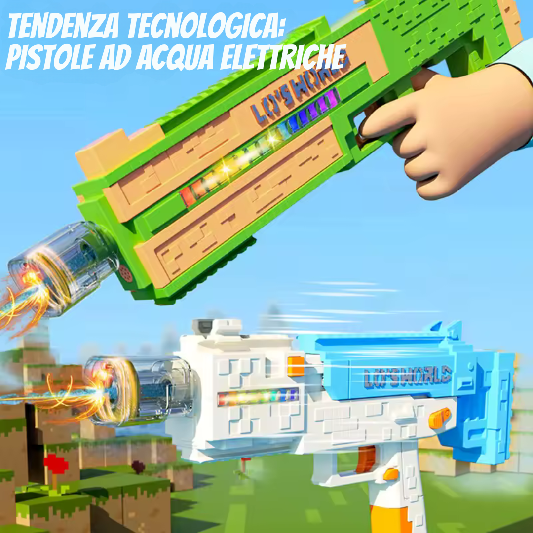 Pistola ad Acqua Elettrica di Minecraft