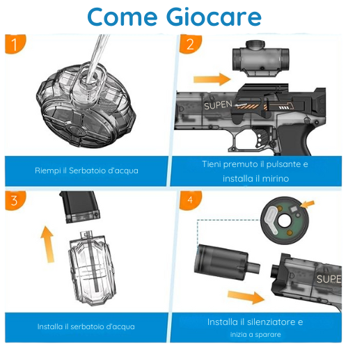 Pistola ad acqua elettrica