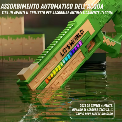 Pistola ad Acqua Elettrica di Minecraft